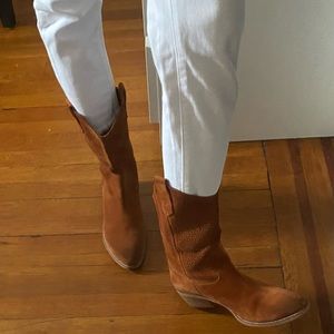 BCBGeneration Western Suede Boots